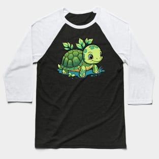 Cute Turtle Baseball T-Shirt